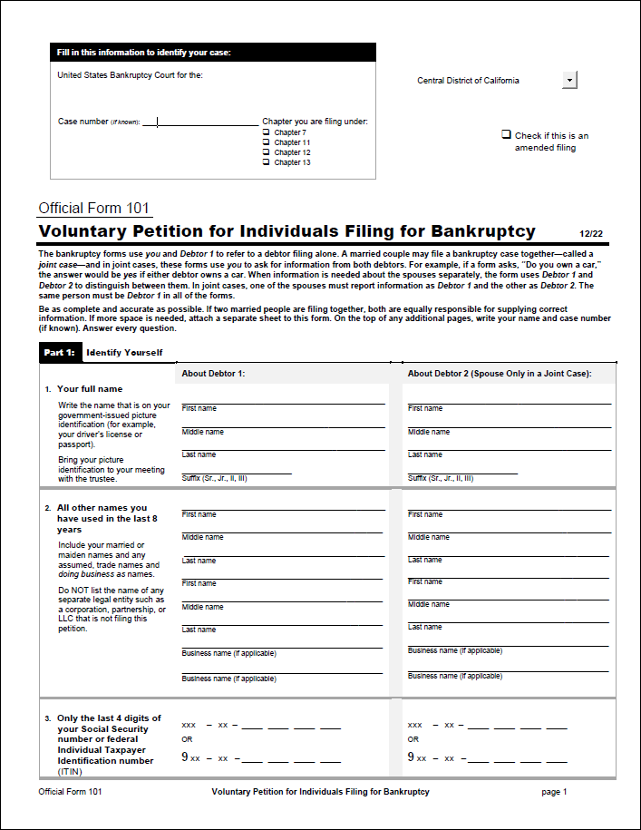 US IRS W-9 form