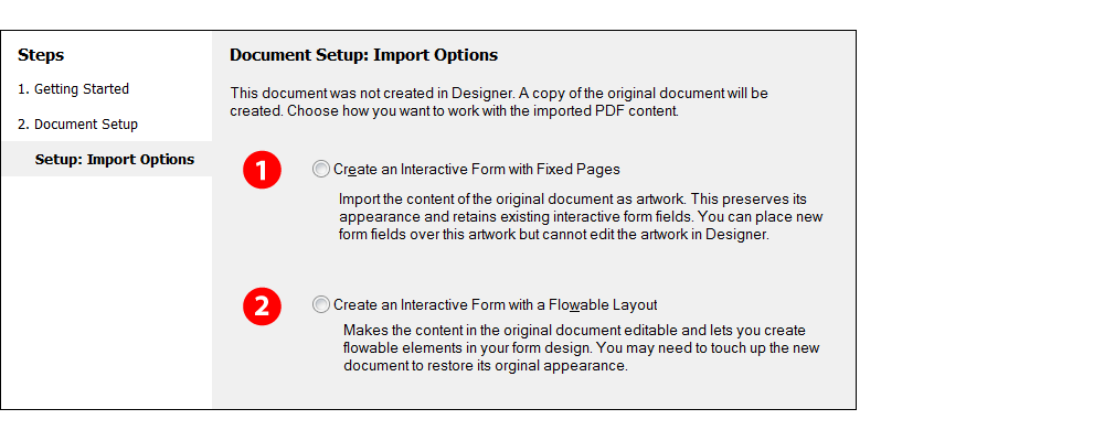 AEM Forms Designer form conversion