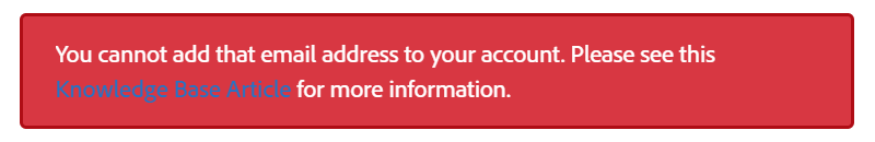 Domain level security is not exposed in the Adobe Sign Administration interface