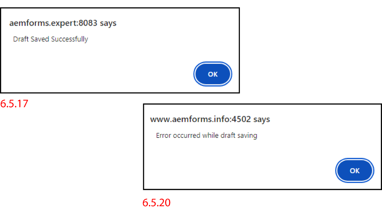 Adobe AEM Forms Portal Save Error 6.5.20